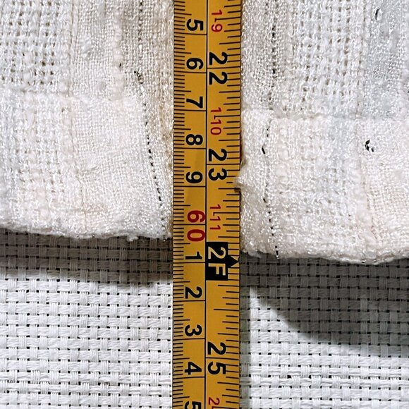 Free People Womens Get Over It Top Shimmer Silver V Neck Relaxed Boho Medium - Picture 6 of 10